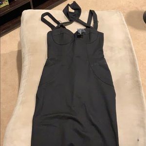 Straps little black dress
